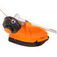 Бесщеточный аккумуляторный триммер WORX 40 В, 2х2.0 А*ч, двойное ЗУ 2x2A WG186E