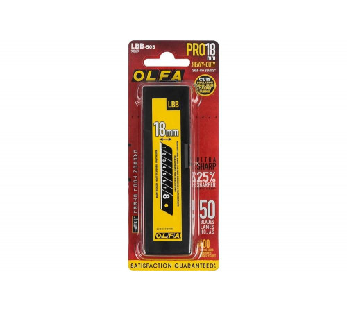Сегментированное лезвие OLFA BLACK MAX 0.36, 160мм, 65мм, 30мм, Арт.OL-LBB-50B Сегментированное лезвие OLFA BLACK MAX 0.36, 160мм, 65мм, 30мм, Арт.OL-LBB-50B