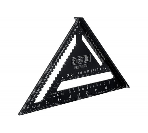 STAYER 300 мм, угольник кровельный универсальный 5-в-1 Rafter 34306-30 STAYER 300 мм, угольник кровельный универсальный 5-в-1 Rafter 34306-30