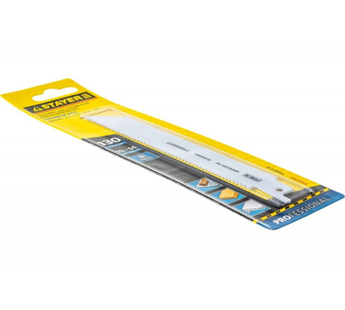 STAYER 130 мм, по металлу Bi-Met, полотно S922VF к сабельной электроножовке 159450-U-13 Professional STAYER 130 мм, по металлу Bi-Met, полотно S922VF к сабельной электроножовке 159450-U-13 Professional