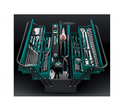 Универсальный набор инструмента KRAFTOOL Grand-152 1/2"+1/4" 152 предм., 27978-H152