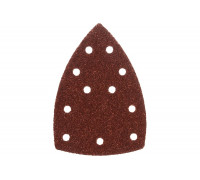 Треугольник абразивный на ворcовой подложке под "липучку" перфорированный P40, 150x150x100 мм, 5 шт Denzel 738577