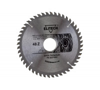 Диск пильный по дереву (160х32/30 мм; 1.8 мм; 48Z) Elitech 1820.055000