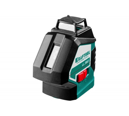 KRAFTOOL линейный лазерный нивелир с детектором в кейсе LL360 4 34645-4 Professional KRAFTOOL линейный лазерный нивелир с детектором в кейсе LL360 4 34645-4 Professional