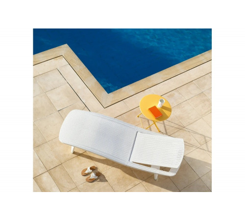 Шезлонг Keter Pacific белый 17195066521W Шезлонг Keter Pacific белый 17195066521W