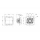 IEK Brite выключатель 0.075, 180мм, 102мм, 60мм, Арт. BR-V10-1-10-K37