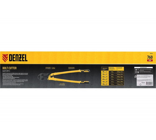 Болторез Denzel 760 мм, 30", Cr-Mo 78538
