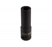 Головка торцевая ударная глубокая шестигранная 12 мм, 1/2"DR TOLSEN TT18262