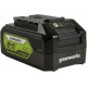 Цепная пила аккумуляторная GreenWorks 24V, 25см, c 1хАКБ 4Ач c USBи ЗУ 2007707USB4