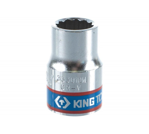 Головка торцевая стандартная двенадцатигранная 3/8", 10 мм KING TONY 333010M