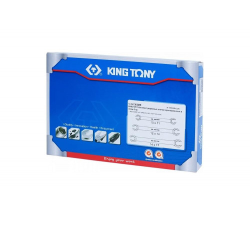 Набор разрезных ключей, ложемент, 3 предмета KING TONY 9-1303MR