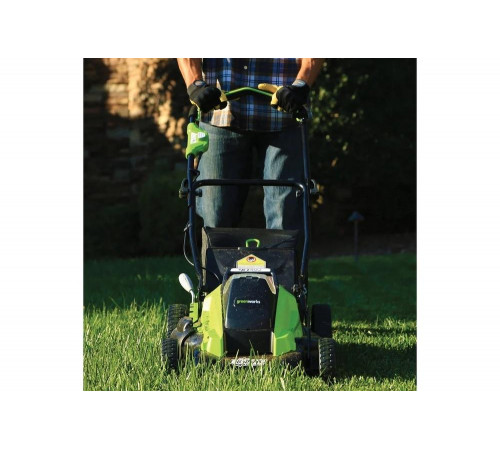 Аккумуляторная бесщеточная газонокосилка Greenworks GD40LM45 2500407UB Аккумуляторная бесщеточная газонокосилка Greenworks GD40LM45 2500407UB