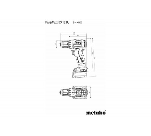 Дрель-шуруповерт METABO PowerMaxx BS 12 BL (601038800) Дрель-шуруповерт METABO PowerMaxx BS 12 BL (601038800)