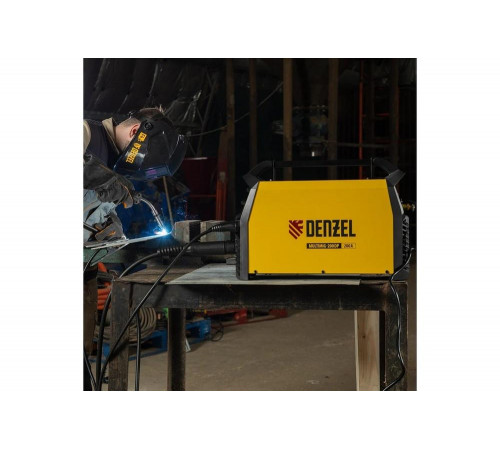 Инверторный аппарат полуавтоматической сварки Denzel multimig-200dp synergy double pulse, 200а 94313 Инверторный аппарат полуавтоматической сварки Denzel multimig-200dp synergy double pulse, 200а 94313