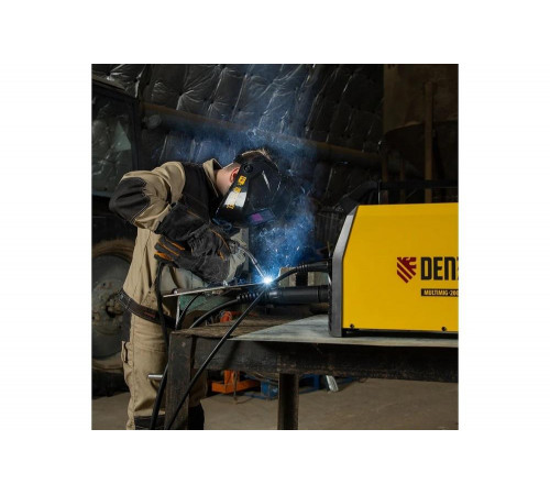 Инверторный аппарат полуавтоматической сварки Denzel multimig-200dp synergy double pulse, 200а 94313 Инверторный аппарат полуавтоматической сварки Denzel multimig-200dp synergy double pulse, 200а 94313