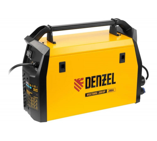 Инверторный аппарат полуавтоматической сварки Denzel multimig-200dp synergy double pulse, 200а 94313 Инверторный аппарат полуавтоматической сварки Denzel multimig-200dp synergy double pulse, 200а 94313