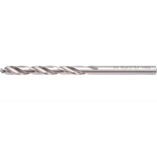 Сверло по металлу HSS-G DIN 338 (5.1х86х52 мм) Ruko 214051