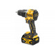 Аккумуляторная ударная дрель-шуруповерт DEWALT DCD100YM2T, 18 В, 1650 об/мин, 28050 уд/мин, с 2 АКБ 4 Ач и ЗУ, в кейсе TSTAK DCD100YM2T-QW