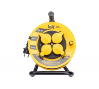 Удлинитель на катушке с термозащитой 4х20м УК20 3х1.5 IP44 IEK Industrial plus WKP15-16-04-20-44 280612