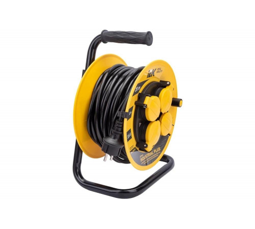 Удлинитель на катушке с термозащитой 4х20м УК20 3х1.5 IP44 IEK Industrial plus WKP15-16-04-20-44 280612 Удлинитель на катушке с термозащитой 4х20м УК20 3х1.5 IP44 IEK Industrial plus WKP15-16-04-20-44 280612