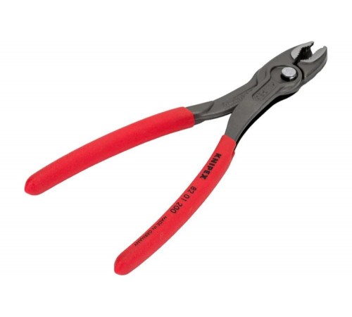 Захватные клещи Knipex TwinGrip, 4 - 22 мм, чернённые, длина 200 мм, обливные рукоятки, KN-8201200