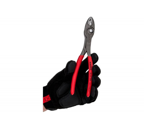 Захватные клещи Knipex TwinGrip, 4 - 22 мм, чернённые, длина 200 мм, обливные рукоятки, KN-8201200