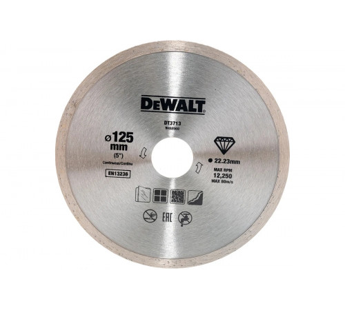 Диск алмазный 125х22.2 мм DEWALT DT3713