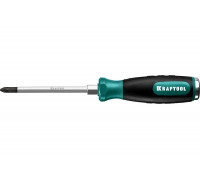 Ударная отвертка KRAFTOOL Impact PH 2 , сквозной стержень из Cr-Mo стали, 250034-2