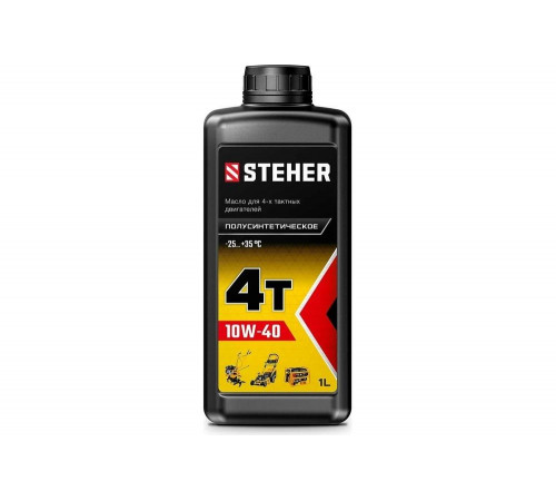 STEHER 1 л, полусинтетическое масло для 4-тактных двигателей 4Т-10W40 76010-1