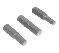Набор вставок (бит) 1/4", HEX, 4, 5, 6мм, 3шт KING TONY 1003MQ