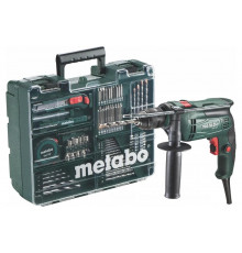 Ударная дрель Metabo SBE 650 с набором оснастки 600671870