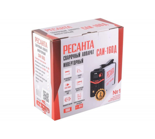Сварочный инверторный аппарат Ресанта САИ-160Д 65/138