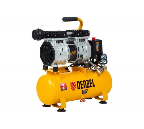 Малошумный безмасляный компрессор Denzel DLS650/10 Малошумный безмасляный компрессор Denzel DLS650/10