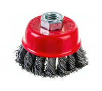 Щетка чашечная (65 мм; М14; витая 0.5 мм) для УШМ Elitech 1820.074300