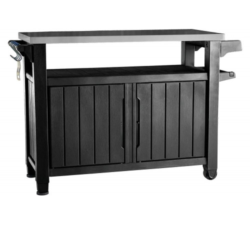 Столик для барбекю Keter UNITY XL 207 L графит 230419 Столик для барбекю Keter UNITY XL 207 L графит 230419