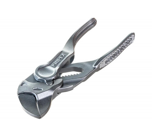 Переставные клещи-ключ Knipex XS, 21 мм (3/4"), 100 мм, Cr-V, серые, KN-8604100 Переставные клещи-ключ Knipex XS, 21 мм (3/4"), 100 мм, Cr-V, серые, KN-8604100