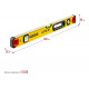 STAYER 600 мм, 3 глазка, точность 0.5 мм/м, уровень магнитный PRO STABIL MAGNET 3480-060