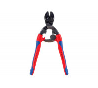 Болторез Knipex, CoBolt, компактный, с пружиной, голова 20 градусов, 200 мм, черный, 2К ручки, KN-7122200SB