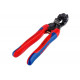 Болторез Knipex, CoBolt, компактный, с пружиной, голова 20 градусов, 200 мм, черный, 2К ручки, KN-7122200SB