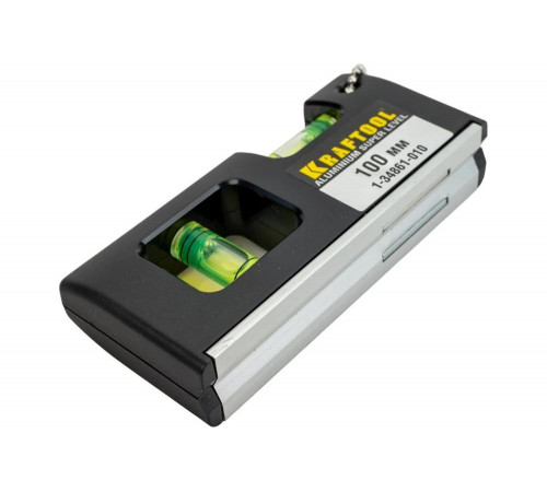 KRAFTOOL 100 мм, мини-уровень с магнитом 1-34861-010 KRAFTOOL 100 мм, мини-уровень с магнитом 1-34861-010