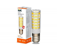 Светодиодная лампа IEK corn капсула 7вт 230в 3000к керамика e14 LLE-CORN-7-230-30-E14