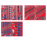 Набор инструментов для тележки МАСТАК СТАРТ 7 ложементов, 161 предмет 5-00161