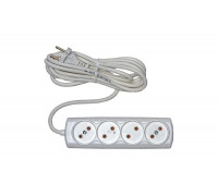 Бытовой удлинитель Rucelf 4 гнезда, ПВС 2х1 арт. RU-04-210-03G 00-00005455