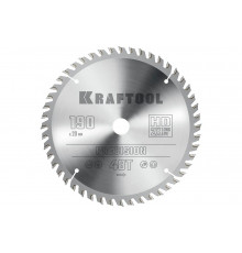 Диск пильный по дереву KRAFTOOL Precission 190x20 мм, 48Т 36952-190-20