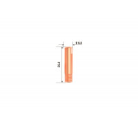 Наконечник контактный ECU (10 шт блистер; 0.9 мм; M6; 25 мм) FUBAG FB.CTM6.25-09