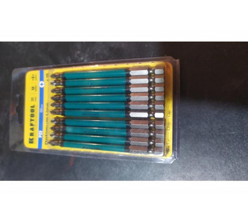 KRAFTOOL PZ2, 100 мм, 10 шт., Cr-Mo сталь, набор бит Optimum Line 26124-2-100-10 KRAFTOOL PZ2, 100 мм, 10 шт., Cr-Mo сталь, набор бит Optimum Line 26124-2-100-10