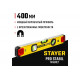 STAYER 400 мм, 3 глазка, точность 0.5 мм/м, уровень магнитный PRO STABIL MAGNET 3480-040