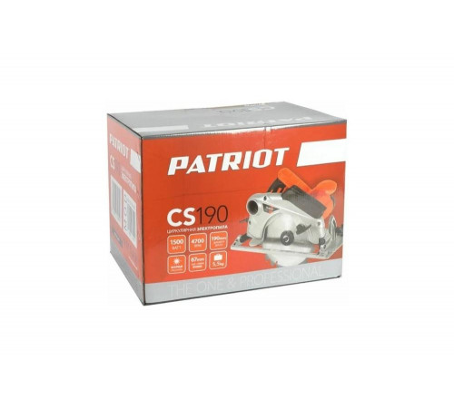 Циркулярная пила PATRIOT CS 190 190301640 Циркулярная пила PATRIOT CS 190 190301640