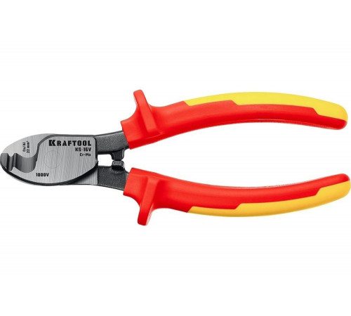 KRAFTOOL 160 мм, до 9 мм, кабелерез диэлектрический KS-16V 23333-16V KRAFTOOL 160 мм, до 9 мм, кабелерез диэлектрический KS-16V 23333-16V