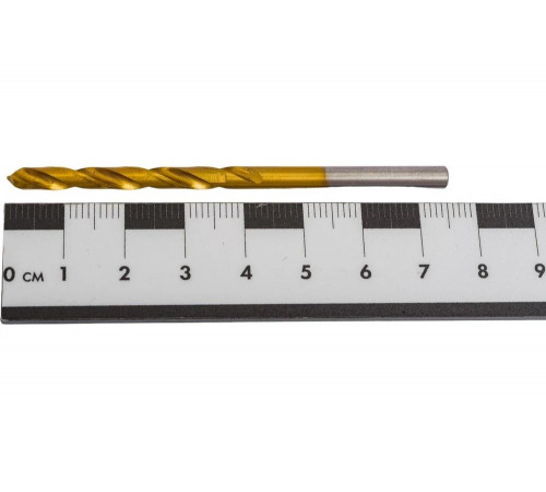 Сверло по металлу HSS-G TiN DIN 338 (4.0x75/43 мм) Ruko 250040T